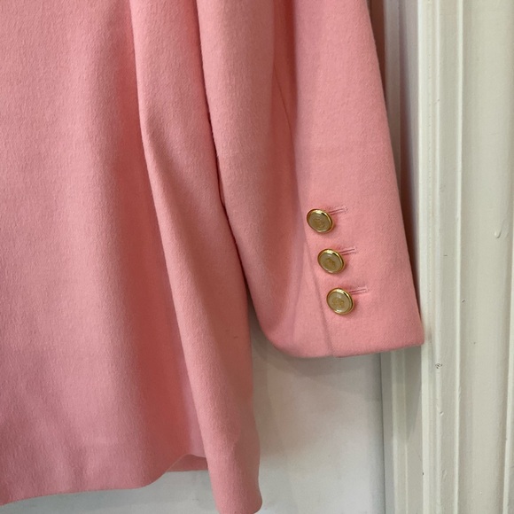 Escada Blazer, Soft Peach Pink, Angora Wool, Size 6 / 38, Great Condition! - Picture 10 of 15
